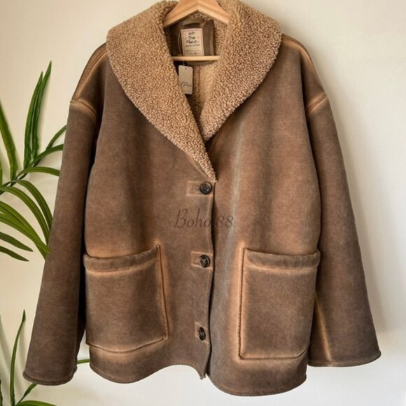 Free People Jackets & Blazers - NEW Free People We The Free Cammy Vegan Jacket